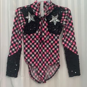 Cowgirl dance leotard